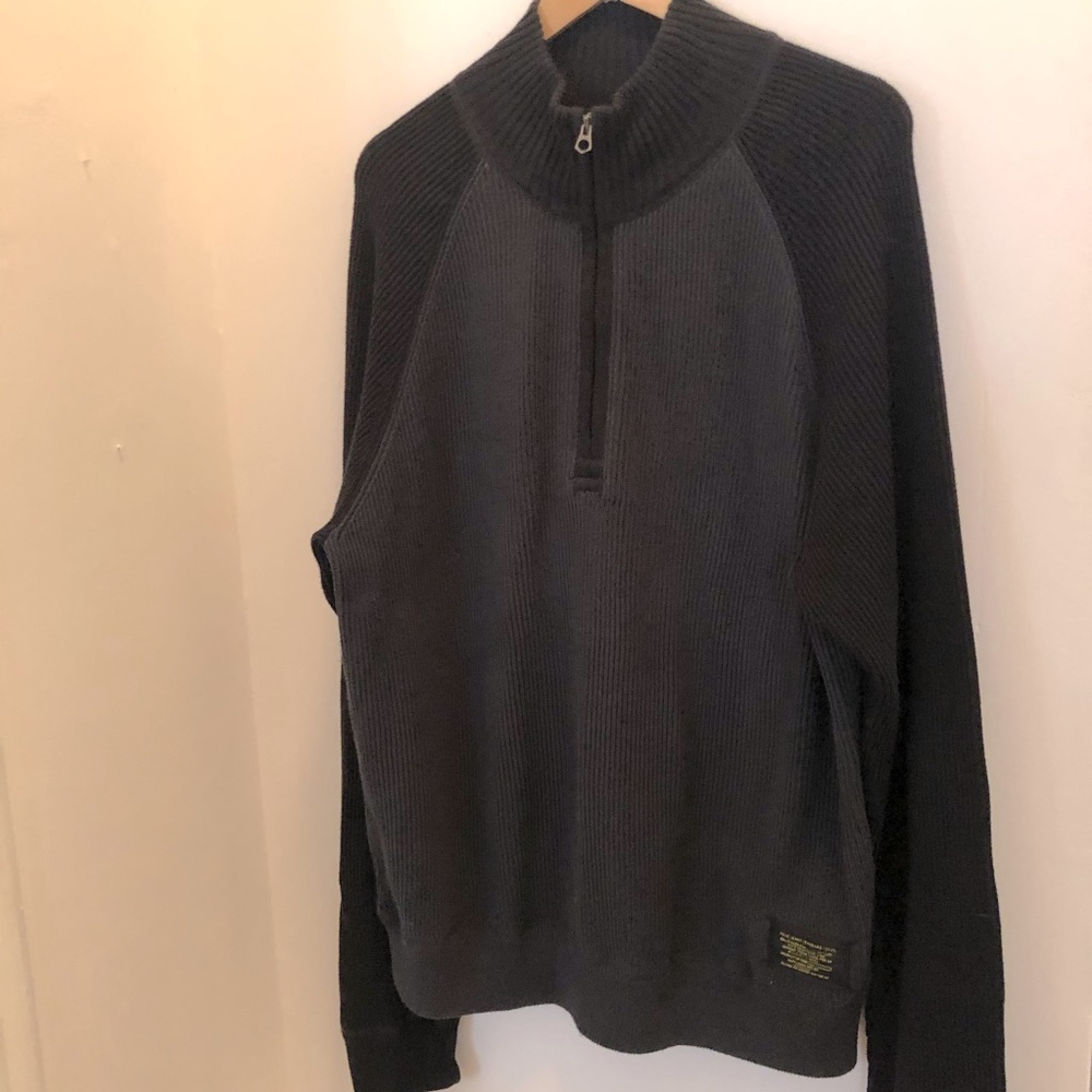 Polo Jeans Co Pullover Gray/Black Sweater XXL
